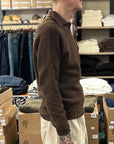 rakki old school benz steve mcqueen 1933 pullover cioccolato