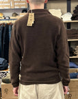 rakki old school benz steve mcqueen 1933 pullover cioccolato