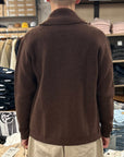 rakki timeless cardigan steve mcqueen 1968 cioccolato