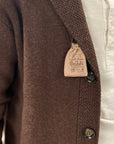 rakki timeless cardigan steve mcqueen 1968 cioccolato