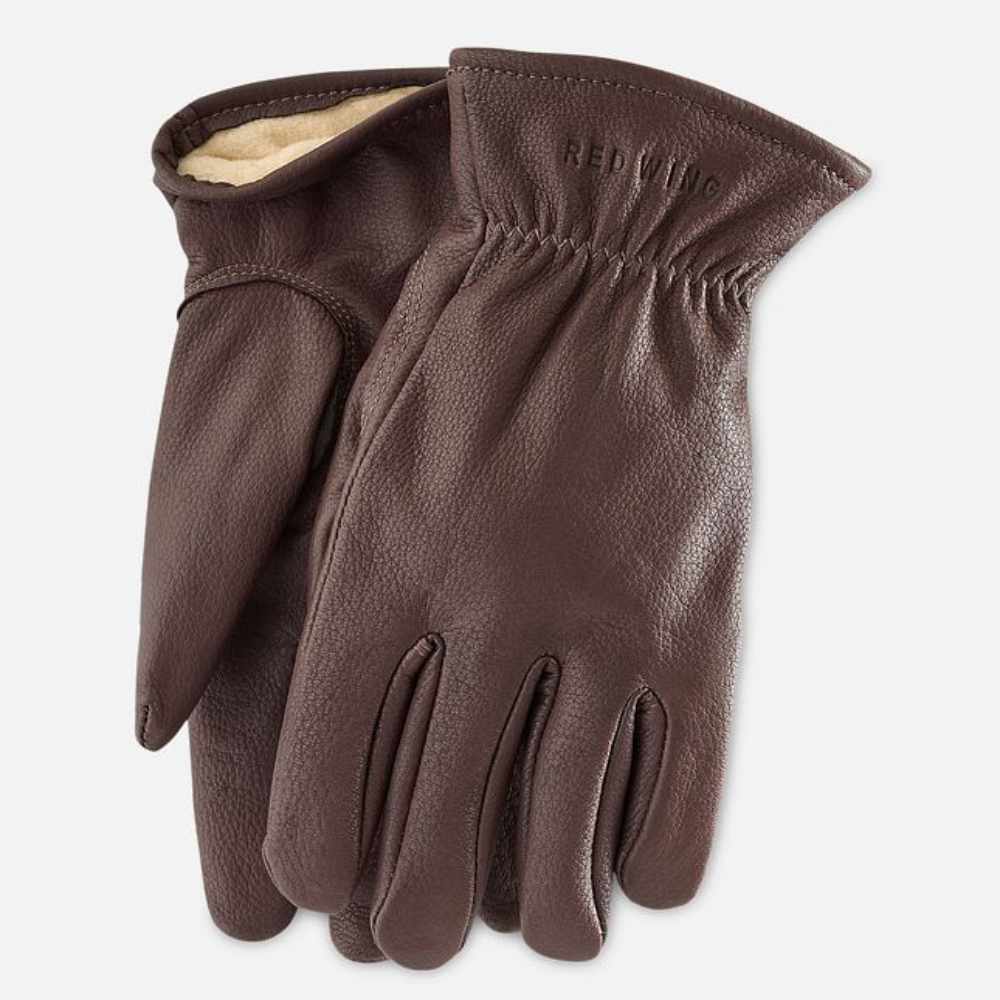 red wing heritage lined buckskin leather glove 95231 brown red wing heritage lined buckskin leather glove 95231 brown