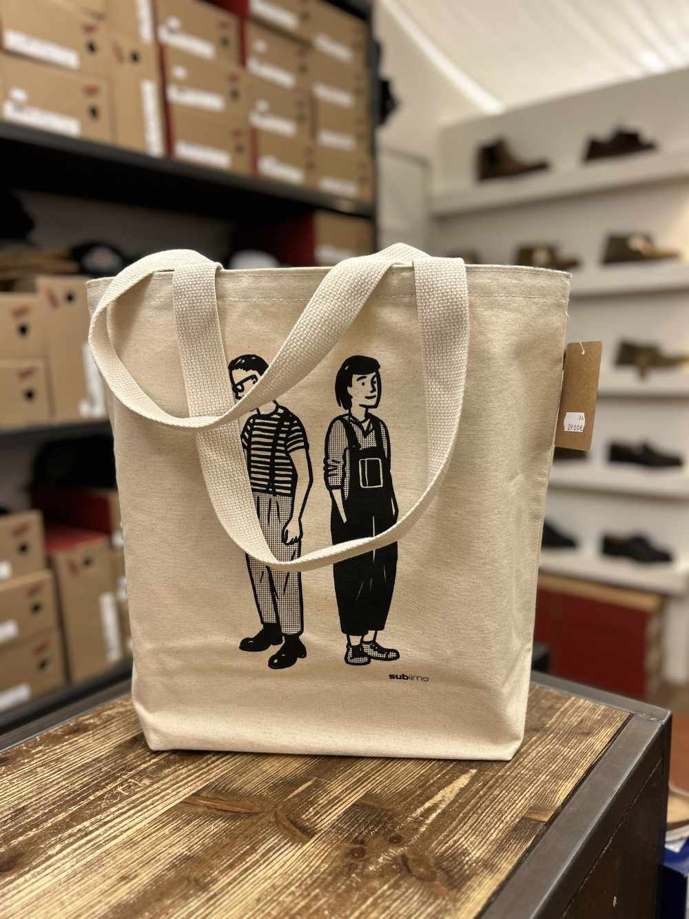red wing heritage logo tote bag natural – www.sublime.bz
