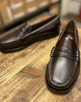 sebago classic dan woman loafers brown burgundy