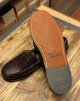 sebago classic dan woman loafers brown burgundy