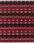 sebago ash wool blanket red grey black