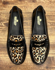 sebago classic dan woman loafers vamp wild leopard