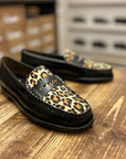 sebago classic dan woman loafers vamp wild leopard