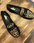sebago classic dan woman loafers vamp wild leopard