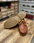 sebago portland artisan boat shoe adirondak lt saddle gum
