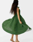 son de flor amelia dress emerald green
