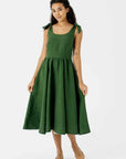 son de flor amelia dress emerald green