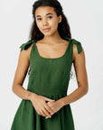 son de flor amelia dress emerald green