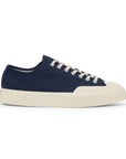 superga artifact 2432 works low cut cotton canvas sneaker navy off white
