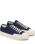 superga artifact 2432 works low cut cotton canvas sneaker navy off white
