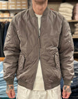 taion down military jacket dark khaki