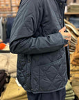 taion military crew neck down jacket dark navy