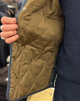 taion military crew neck down jacket dark navy
