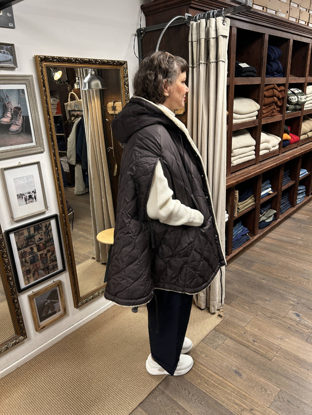 taion military down cape coyote dark chocolate beige – www.sublime.bz