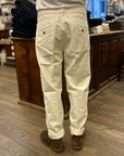 tela genova duilio chino pant ecru