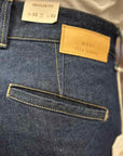 tela genova romolo denim pant blue raw
