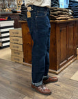 tele genova davide denim pant blue washed