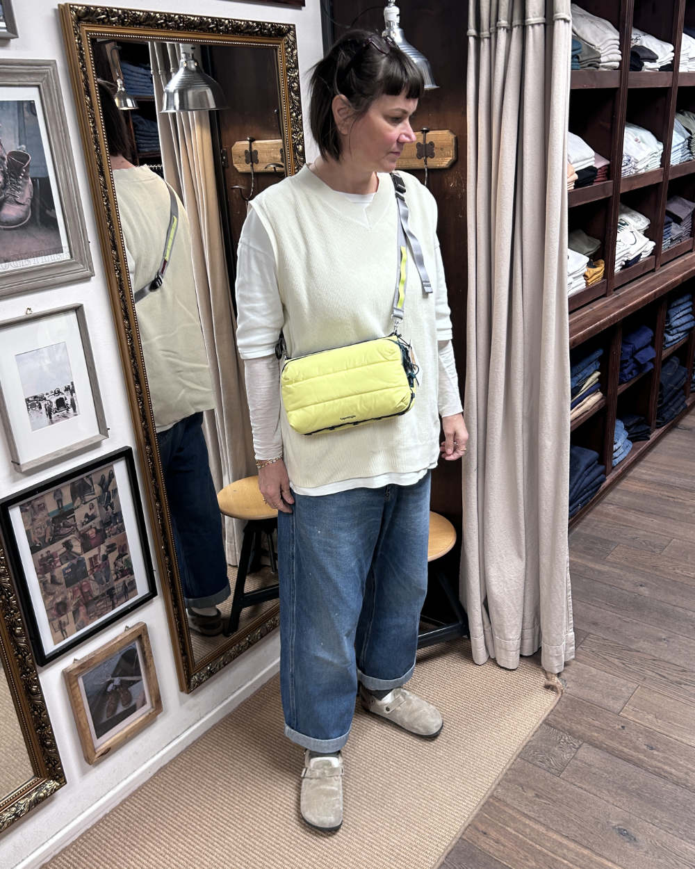 topologie bottle sacoche large canary yellow and utility sling