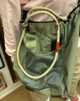 topologie summit tote medium moss black and puffer strap marshmallow and the loop rope 10mm