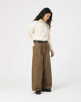 girls of dust fatigue pants duck canvas lizard