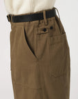 girls of dust fatigue pants duck canvas lizard