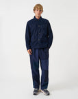 universal works oxford pant patchwork twill navy