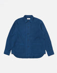 universal works travail overshirt navy waffle (LAST SIZE LARGE)