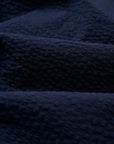 universal works two button jacket navy derby stripe