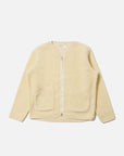 universal works zip liner jacket galaxy fleece ecru
