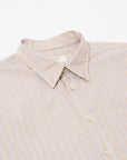 universal works lazy day shirt sand urban stripe