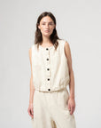 girls of dust veston cotton linen wheat