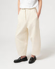 girls of dust karate pants sashiko cotton wheat