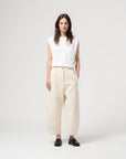 girls of dust karate pants sashiko cotton wheat