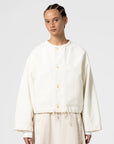 girls of dust nuclear jacket canvas ecru raw