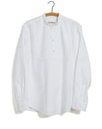 hansen rikard loose fit pull on shirt white (LAST SIZE MEDIUM)