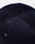 universal works baseball cap brisbane cord navy