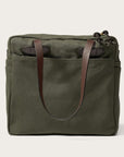 filson tote bag with zipper otter green