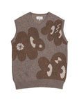 makia cloud knit vest earth (LAST SIZE LARGE)