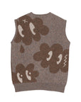 makia cloud knit vest earth (LAST SIZE LARGE)