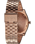 nixon time teller all rose gold black sunray