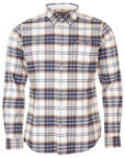 barbour portdown tailored shirt ecru (LAST SIZE XXXL)