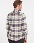 barbour portdown tailored shirt ecru (LAST SIZE XXXL)