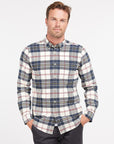 barbour ronan tailored shirt ecru