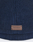 barbour thorns cord bakerboy hat midnight navy