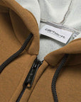 carhartt wip car lux hooded jacket hamilton brown (LAST SIZE XSMALL)