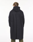 east harbour surplus aran coat navy
